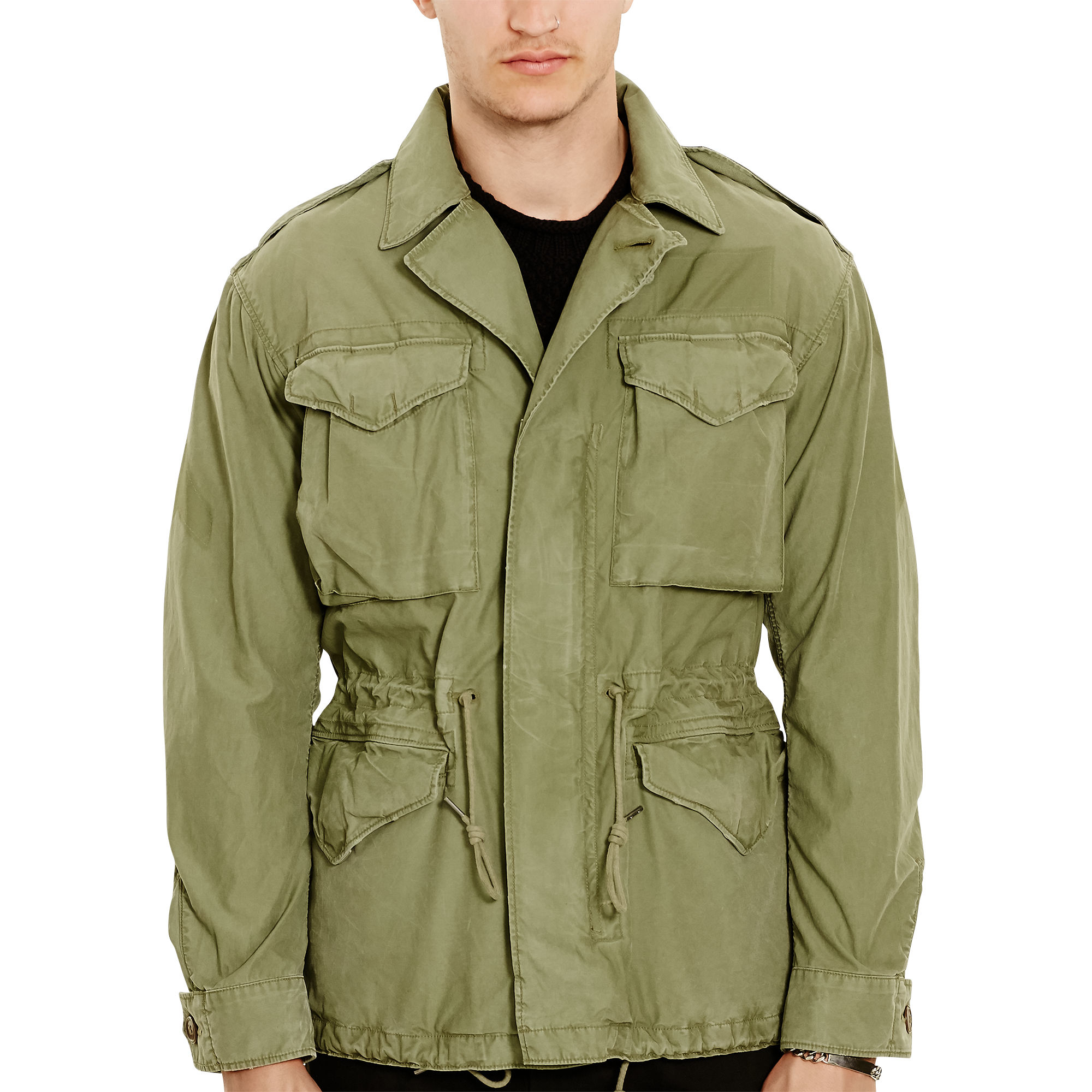 Polo Ralph Lauren Cotton Utility Jacket in Army Olive (Green) for Men